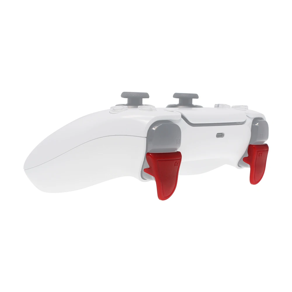 Durable L2 R2 Extender Trigger Stops for PS5 Controller Half Distance Removable Trigger Stop Button