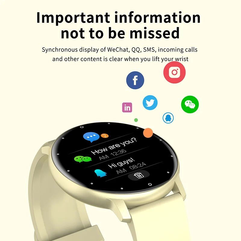 ZL02 ZL02D Heart Rate Blood Pressure Sleep Monitoring Bracelet Waterproof Smart Sports Watch IOS Android_voghion.com