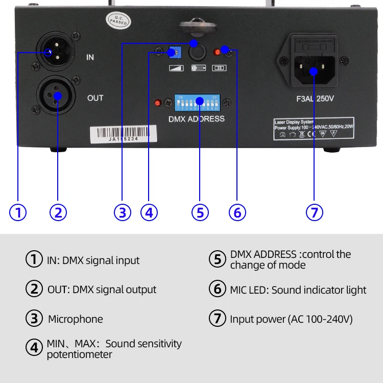 Big Dipper B500 レーザーディスプレイシステム　照明　イベント ミニレーザーステージライティング3機種発売！小さなステージ