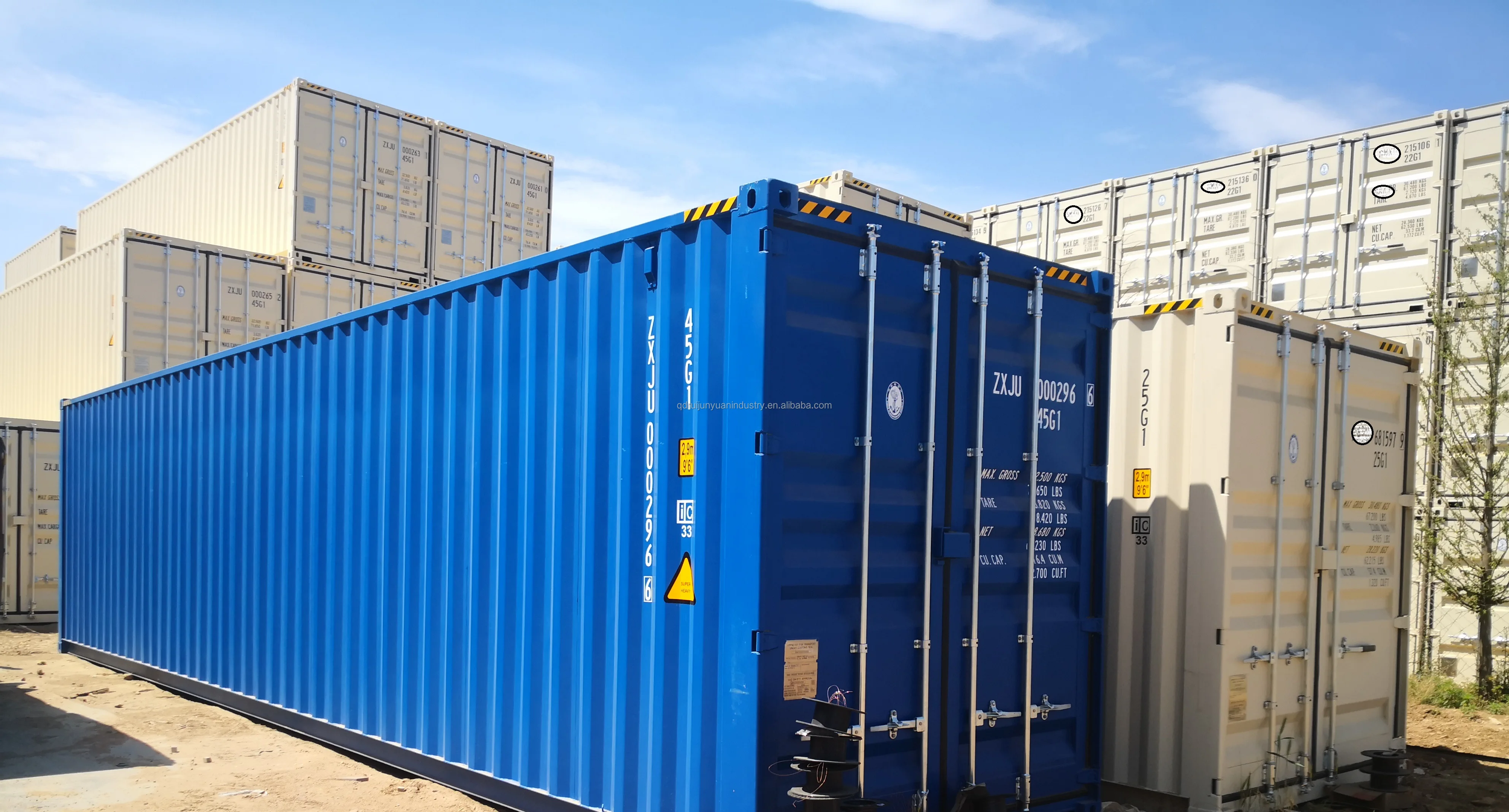 20ft Standard Oversea Cargo Shipping And Transit Dry Container 20ft