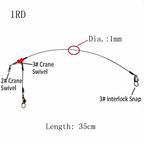Tackle Lure Swivel Snaps Beads High-Strength