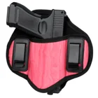 Gun Clip Universal PU Leather Holster Unisex Concealed Belly Gun Holster With Metal Belt Clip