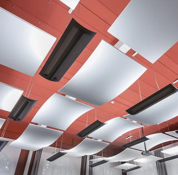 Wave Suspended Celotex Acoustic Ceiling Tile with CE ISO Certification