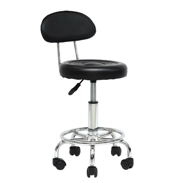 Modern Comfortable Ergonomic Executive Circular Adjustable Height Swivel Backrest Pu Leather Office Chairs