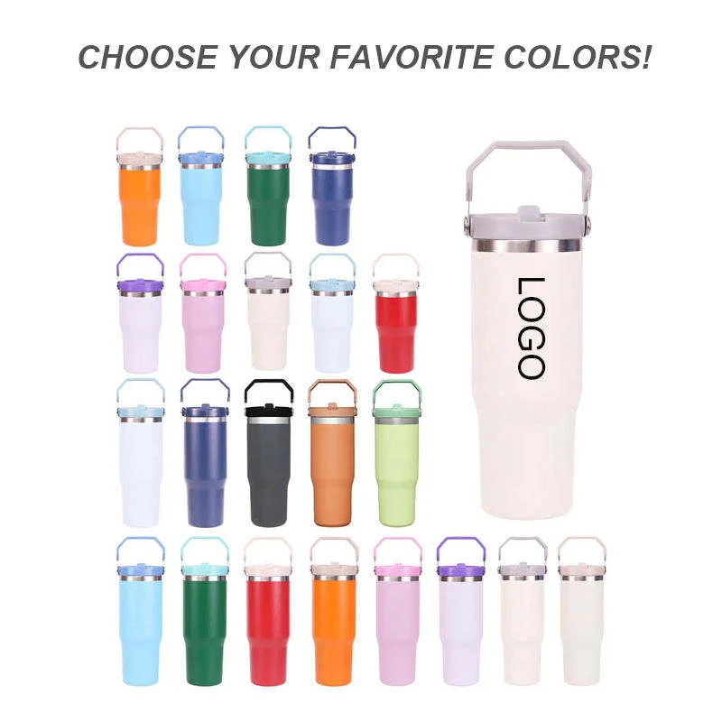 Factory Directly Custom Logo 20oz 30oz Double Wall Vacuum Insulated Coffee Tumbler Stainless Steel Travel Mug with Logo factory