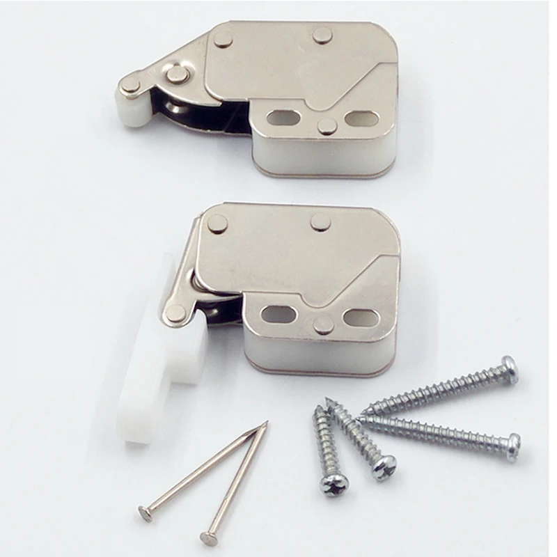 Push to Open Touch Release Lock Spring Loaded Mini Tip Latch Cupboard Door
