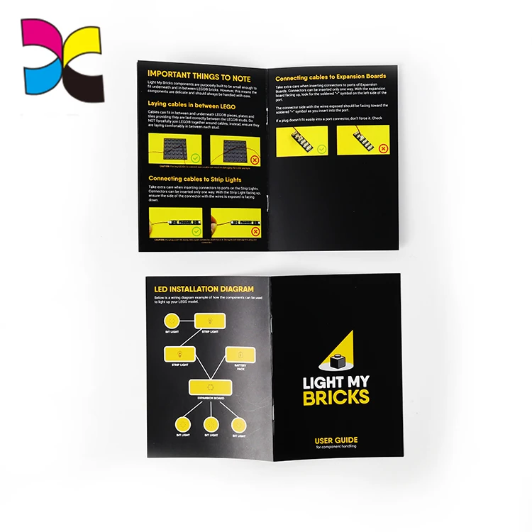 Mini Size Custom Size Custom Booklet Printed Booklet Custom Booklet Printing with Saddle Stitch Bound