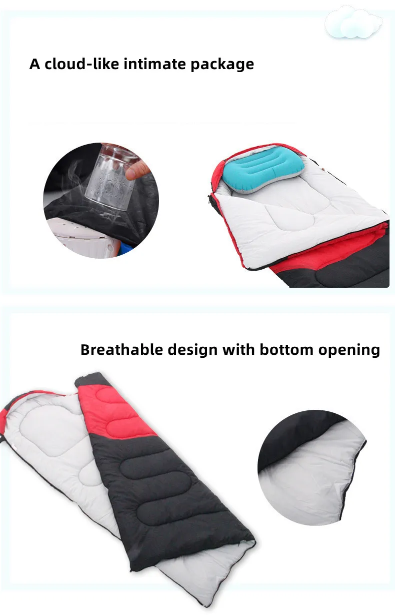 Wholesale High Quality Backpacking Down Sleeping Bag 4 Season Portable