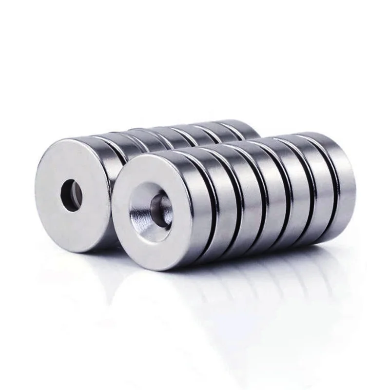 Round Disc Countersunk Screw Neodymium Magnet