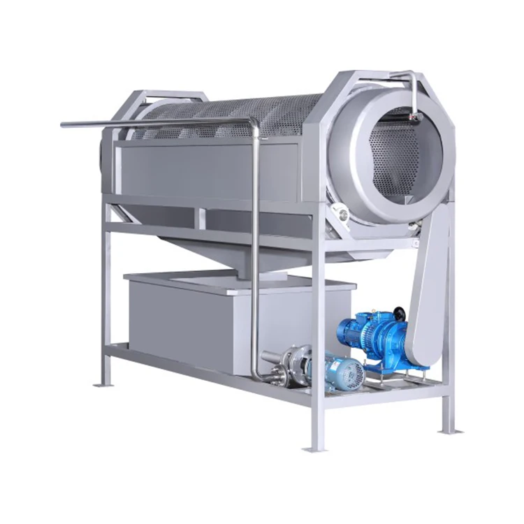 Multifunctional drum type fruit and vegetable washing machine for industry