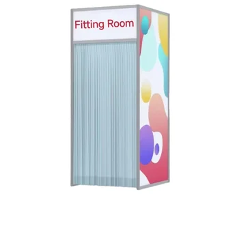 Custom Aluminum Frame Trade Show Retail Clothing Shop Store Changing Dressing Room Portable Fitting Room