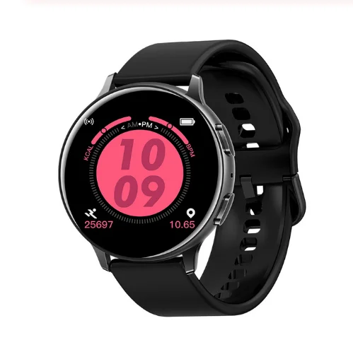 C10 Android Smart Watch Heart Rate Monitor Blood Pressure Round Sport Waterproof Wireless Call Fitness Tracker Smartwatch