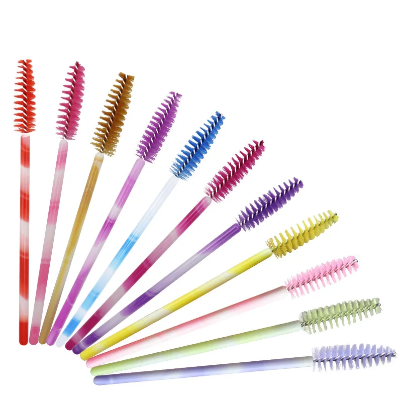 Disposable Lash Brush 50 Pieces Bag Hot Selling Mascara Wand Plastic Customized Packing Pcs Color Pa