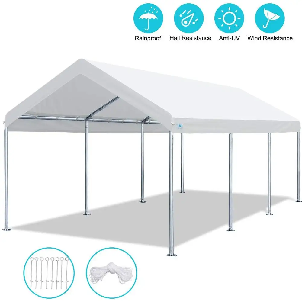 OUTDOOR 10 x 20 ft Heavy Duty Carport Canopy Car Garage Shelter Party Tent