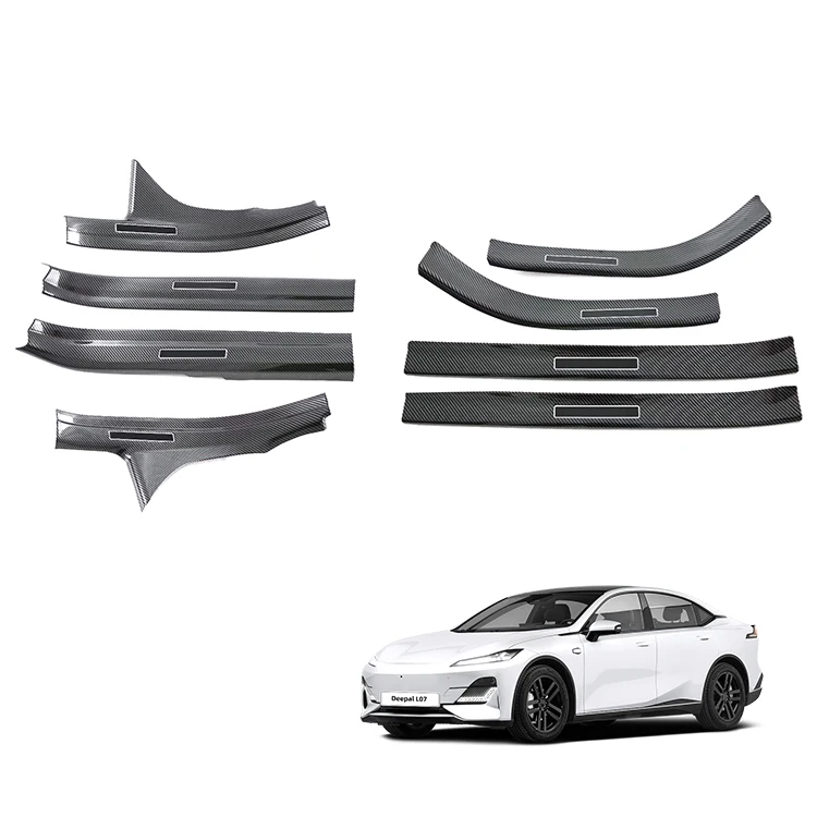 Changan Deepal SL03 L07 uchun avtomobil eshik silliq qoplamasi aksessuarlari ABS plastik eshik silliq yeyishga qarshi plitali qopqim trimli interyer aksessuari
