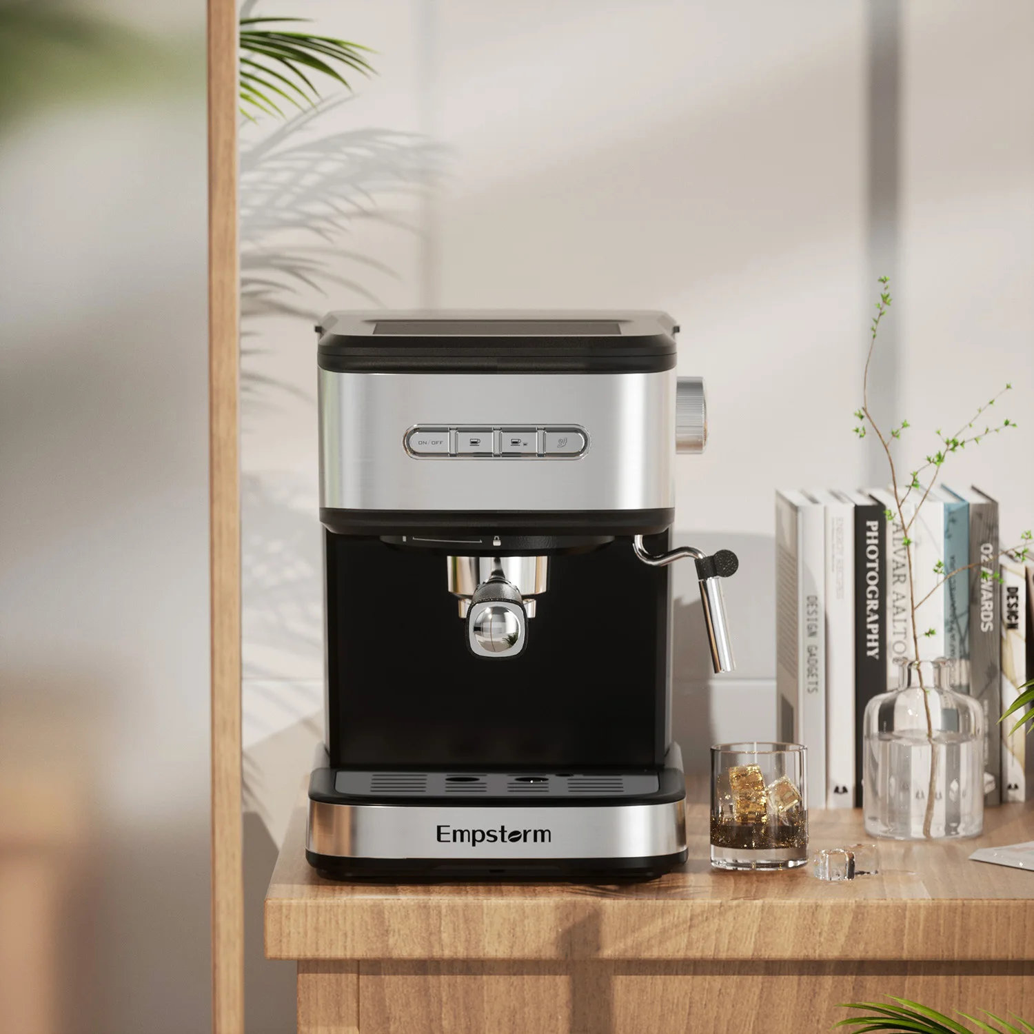 Empstorm Espresso Maker - 20 Bar, 3 in 1 Coffee Machine