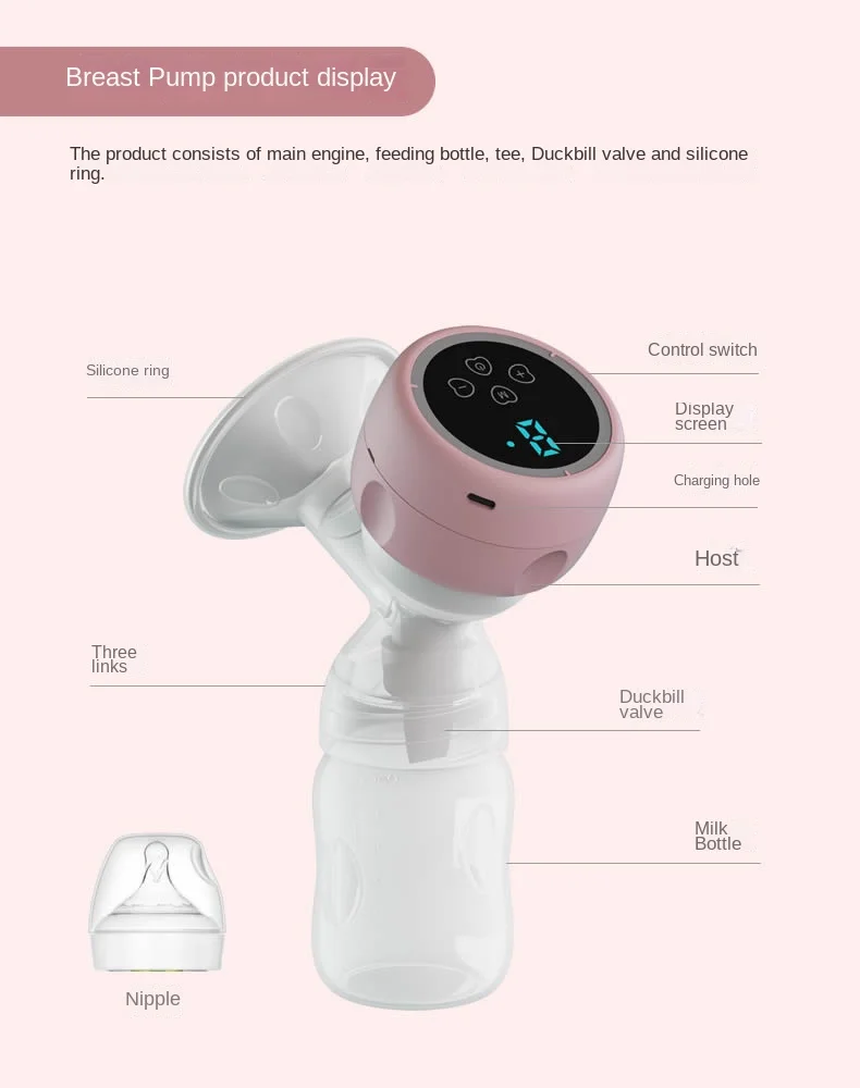 Wireless wearable Electric Breast Pump Milk Extractors Hands Free Four Models