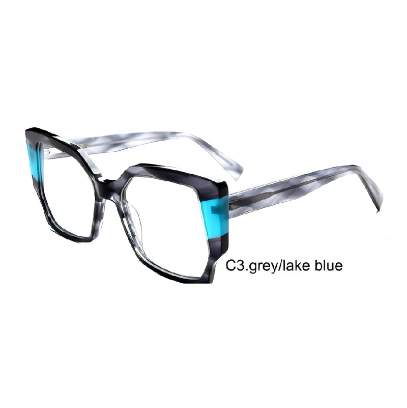 9032 Thick Cat Eye Laminated Acetate Big Frame Glasses For Women - Buy ...