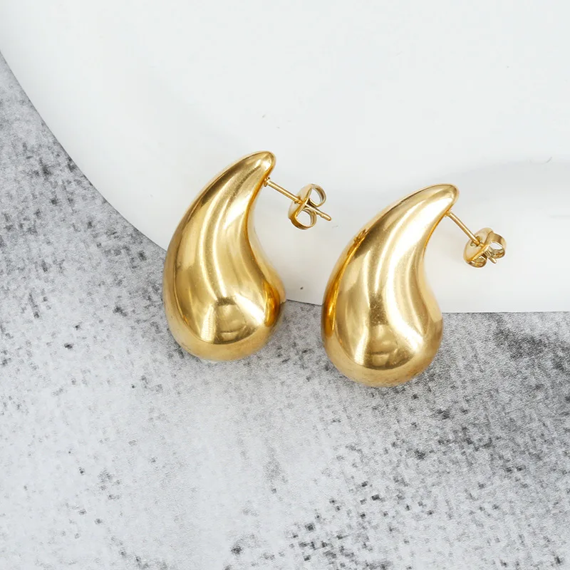 Trend 2023 Stainless Steel 18K Gold Plated Earrings