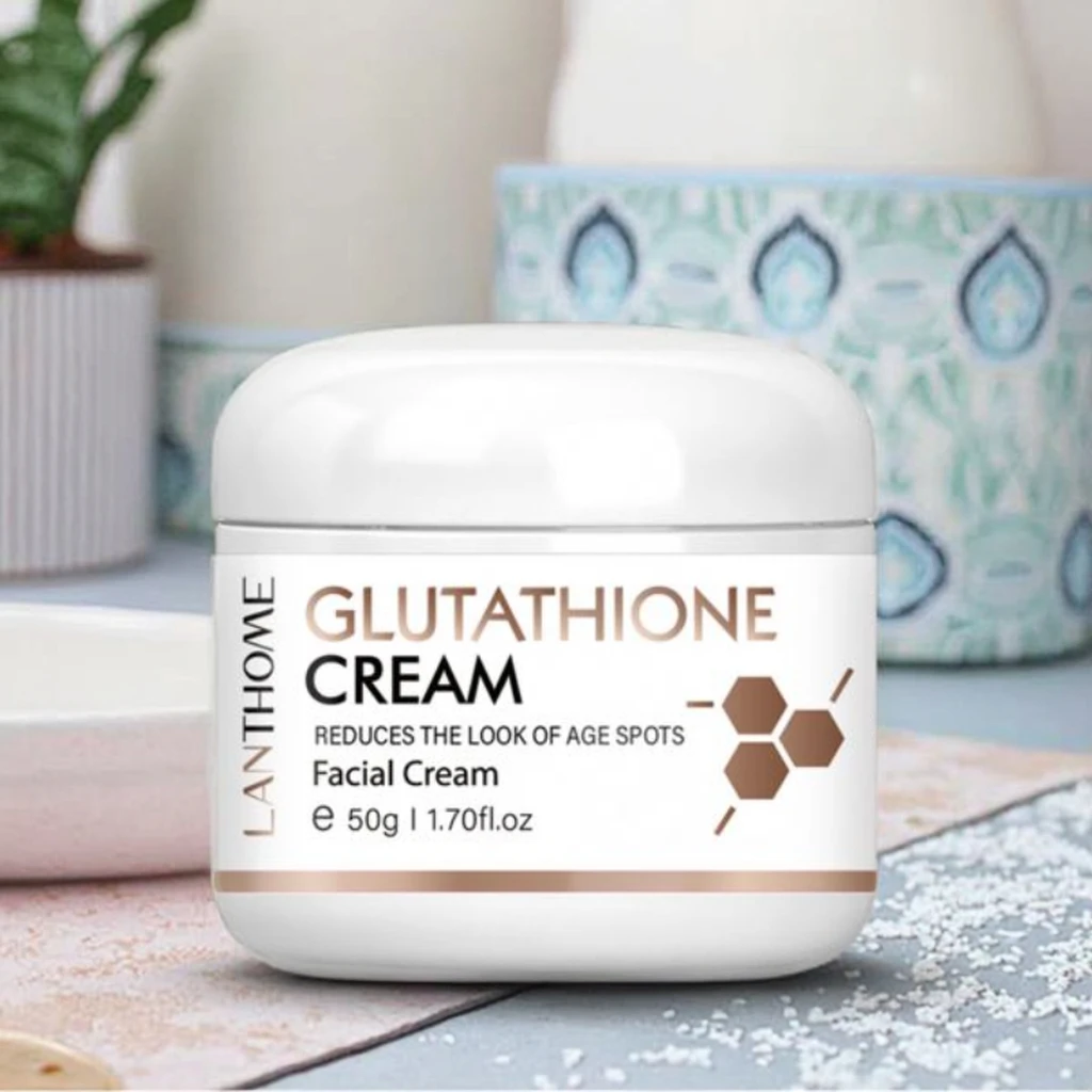 50g Face Cream & Lotion with Vitamin C Kojic Acid Glutathione for  Anti-Wrinkle Freckle Reduction Whitening Effects