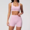 pink bra+short