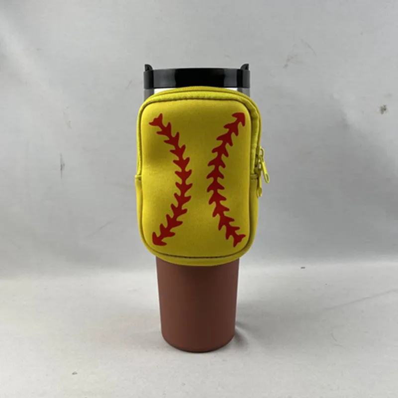 Sublimation Blanks 40oz Neoprene Gym Water Bottle Pouch Bag With Zipper