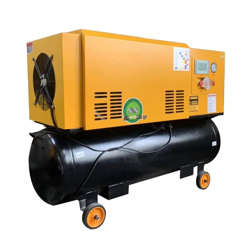 Single Phase Permanent Magnetic Rotary 10hp Screw Air Compressors ...