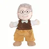 Marioneta de mano de abuelo de cuerpo completo