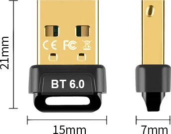 Dongle Bluetooth 6.0 USB Adaptateur PC - Longue Distance 150M - Plug & Play Windows 11/10
