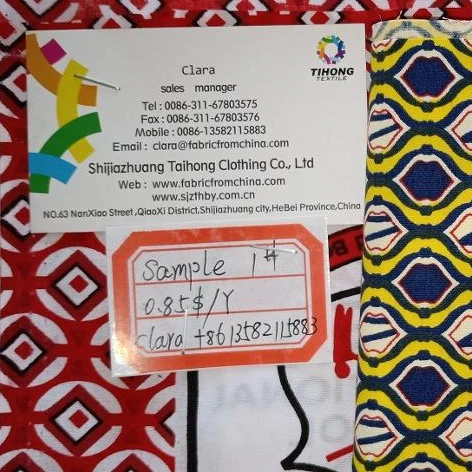 Custom Design  Ghana School Uniform African Wax Printed Fabric with logo