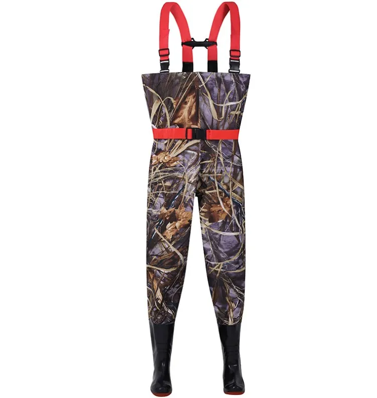 Picture [7]-Fishing Waders PVC Waterproof - jinjiaraincoats-jinjiaraincoats