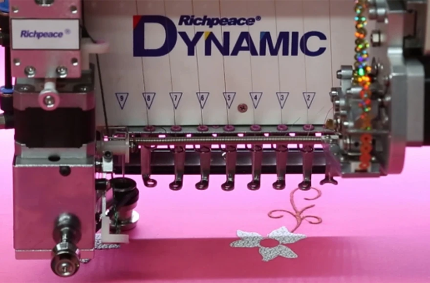 Richpeace Computerized Mixed Rhinestone Embroidery Machine