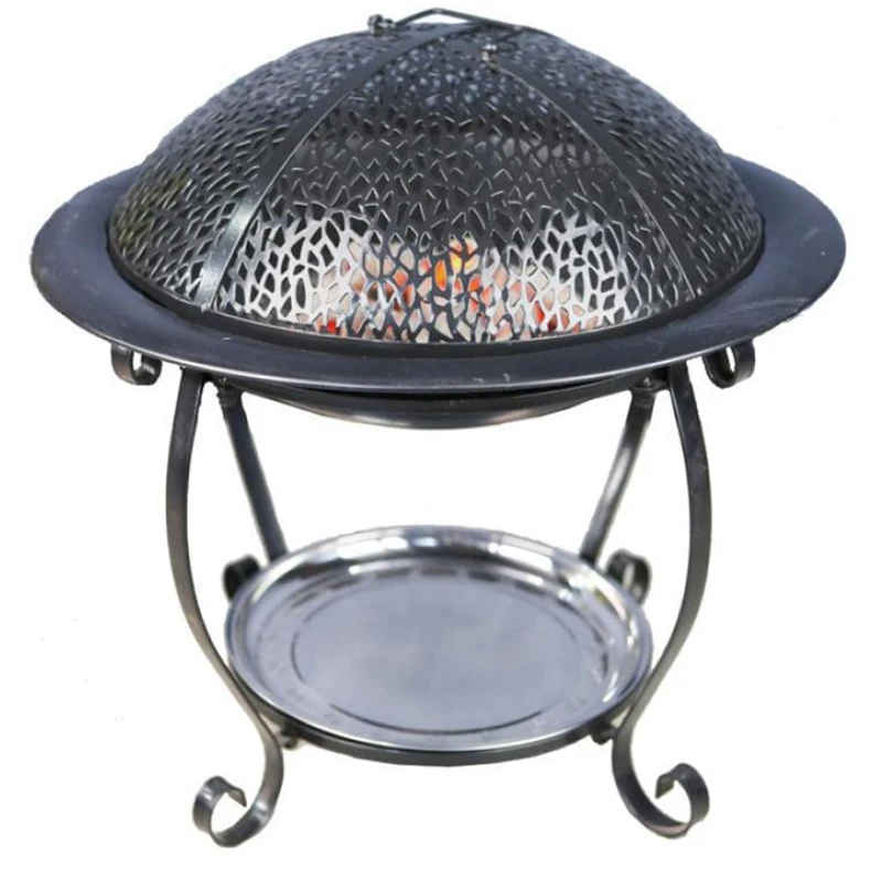 Deep Outdoor Metal Steel Fire Pit Bunnings Burner Buy Fire Pit 36 Inch Big Size Deep Outdoor Wood Burning Fire Pit With Lattice Pattern Fire Pit Square Fire Bowl Smokless Garden Furniture