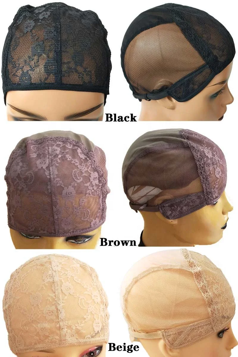 360 Full Lace Frontal Wig Cap - Adjustable Strap & Closure display picture 1
