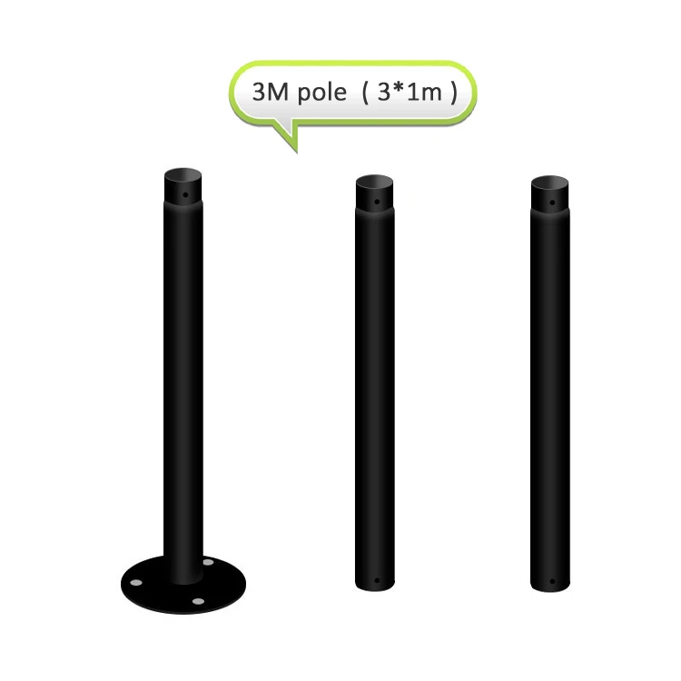Good Design 1M 2M 3M 4M 5M Split Pole for Outdoor Streetlight Flood Light