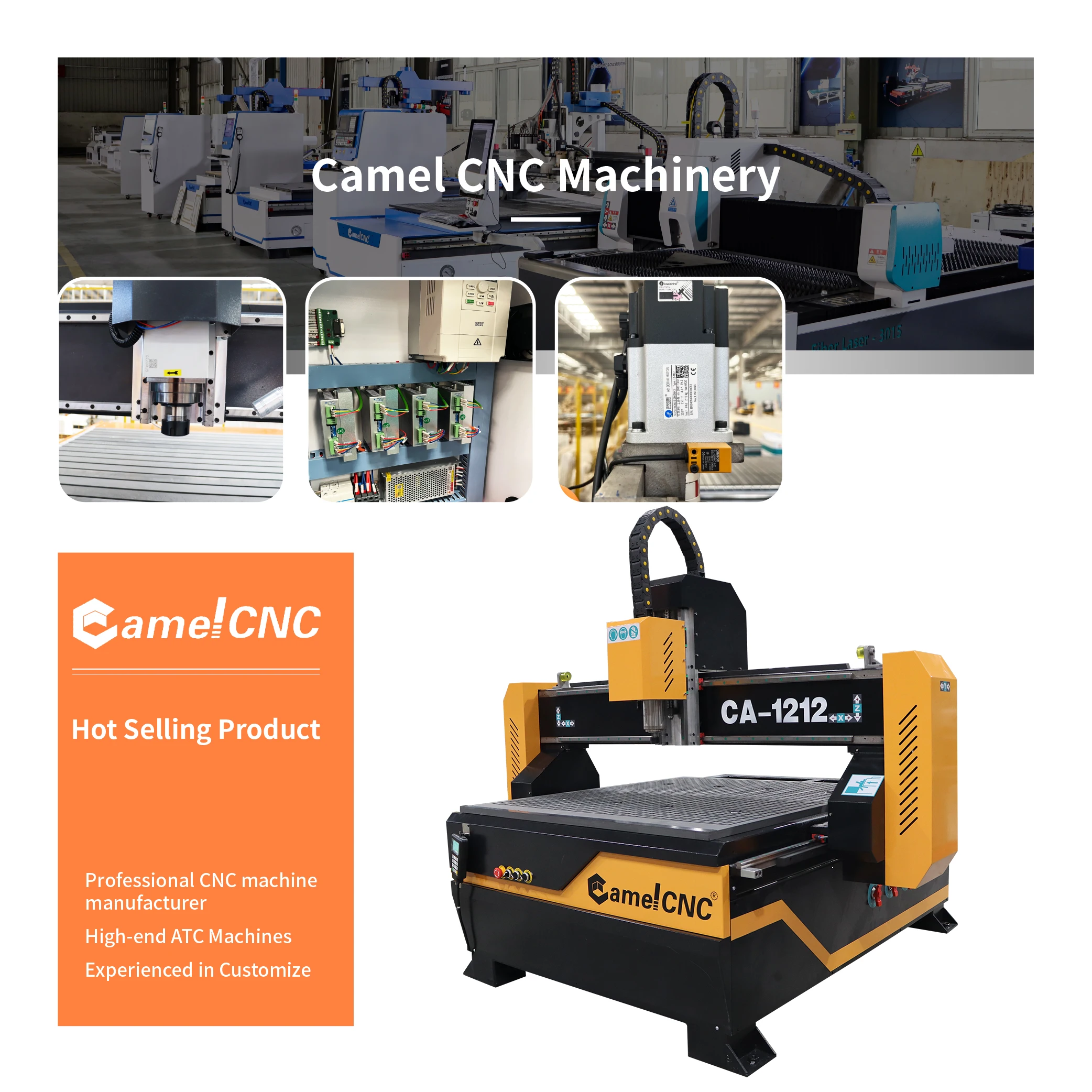 CAMEL CNC CA 1212 - Precision Engraving Machine for Acrylic