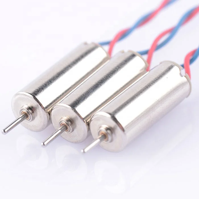 Coreless Motor DC 3V 45000RPM 8.5 X 20mm Micro Brush Motor with 1 Black Helicopter Propeller for Quadcopter Drone Model FPV DIY
