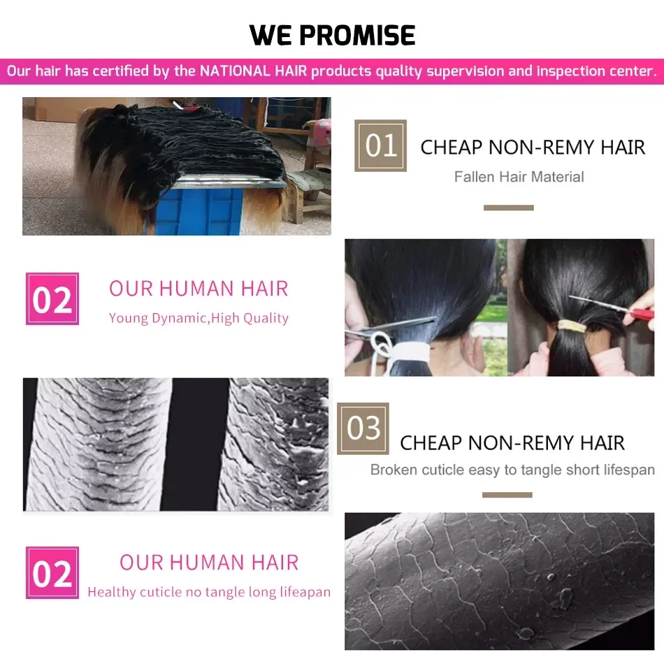 4x4 Glueless Human Hair Bob Lace Front Wigs for Beginners_voghion.com