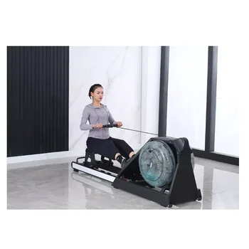 Commercial Foldable water rowing machine concept Indoor Double bucket Water Rower Machine