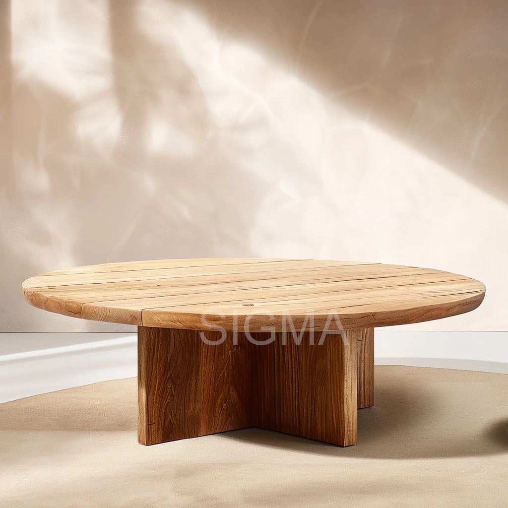 Новое поступление садовые деревянные наборы современный Настольный набор из тикового дерева