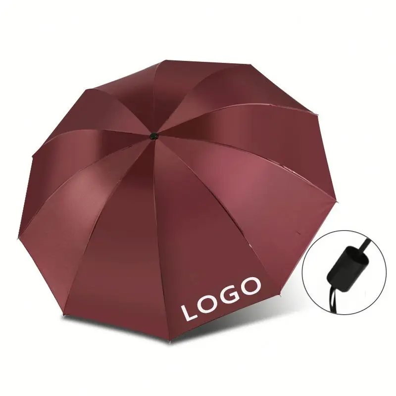 Cheap Modern Mini Sun Folding Umbrella, Light Fold Portable Outdoor Sun Protection Umbrellas with Logo