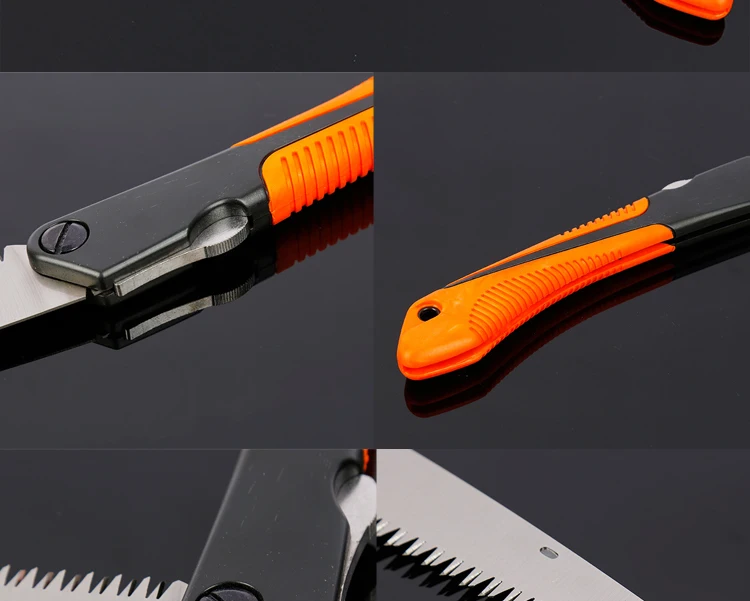 Manual Gardening Hand Tools , Hand Held Tree Saw Foldable With Fixed Blade