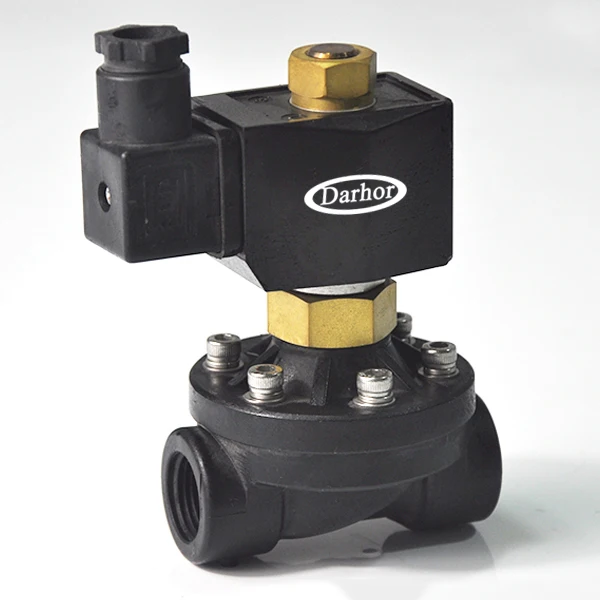 20mm Plastic Low Pressure Normally Closed Nylon Water Solenoid Valve DC 24V