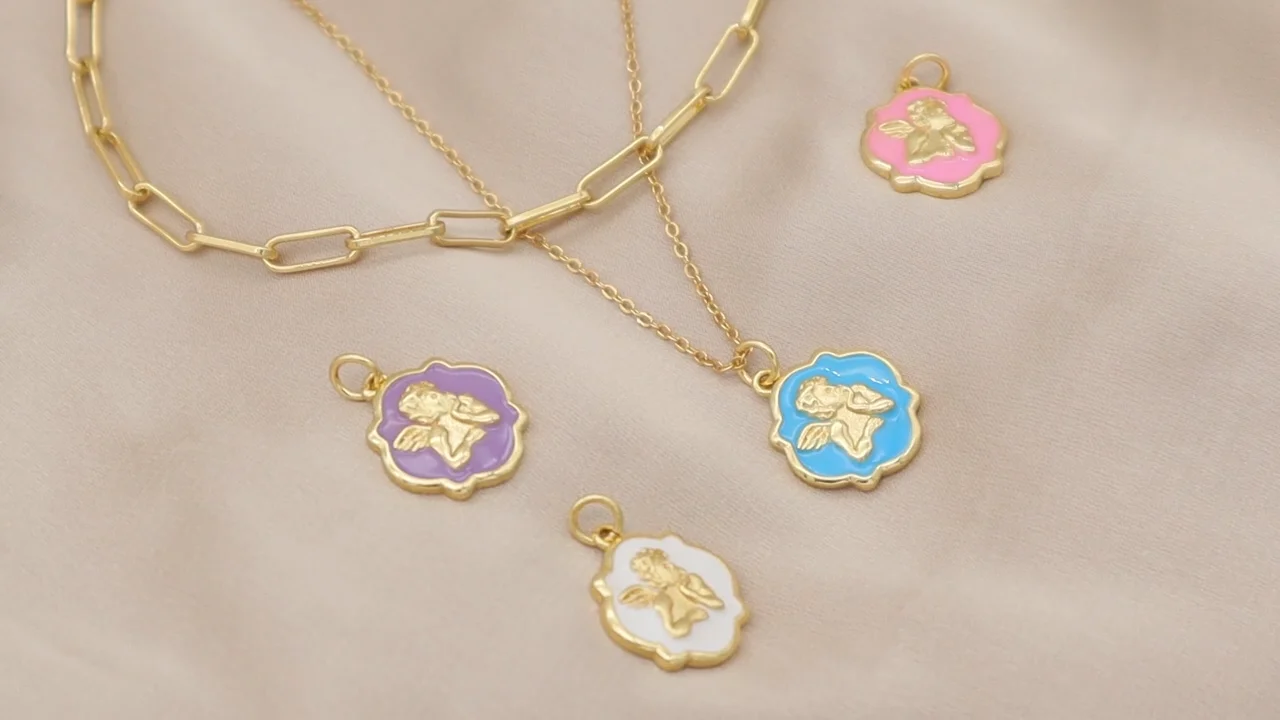 Multi Color Layered Gold Plated Brass 