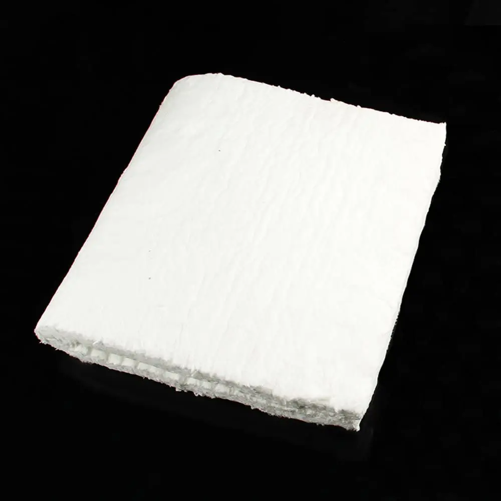 High-silicon Glass Fiber Deedle Felt Glass Wool Roll Fiber Glass High-density 50mm Ceramic Fiber Thermal Insulation Sheet