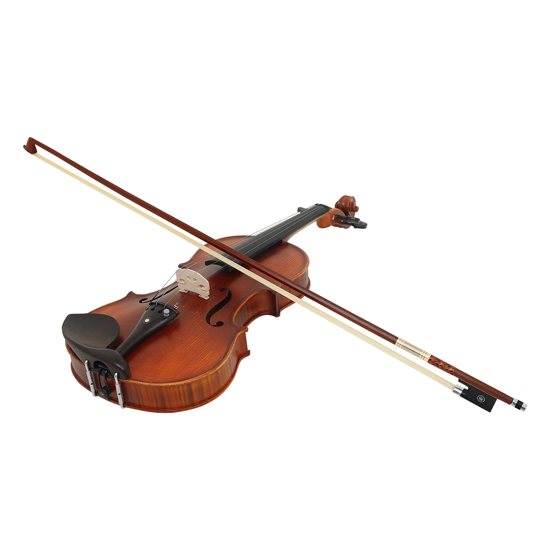 Brazilian Mahogany Red Wood 4/4 Violin Bow Frogs Snakeskin Finger