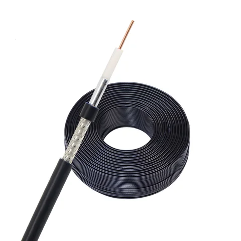 LSR195  50 Ohm Foam PE Insulated RF Coaxial Cable for Mobile Communication  Antenna  Feeder Cable