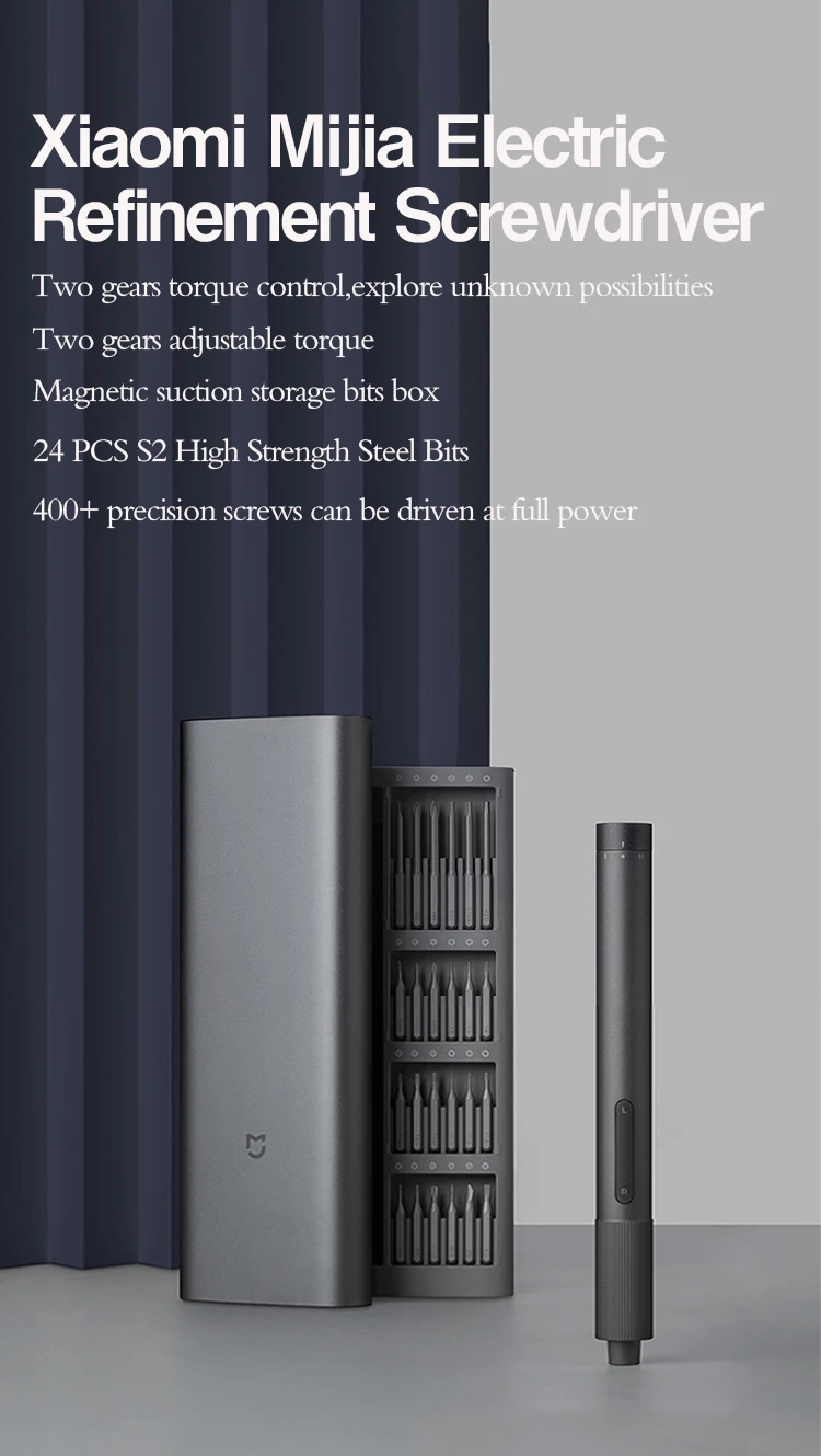 Xiaomi Mijia Cordless Electric Screwdriver Power Set Rechargeable