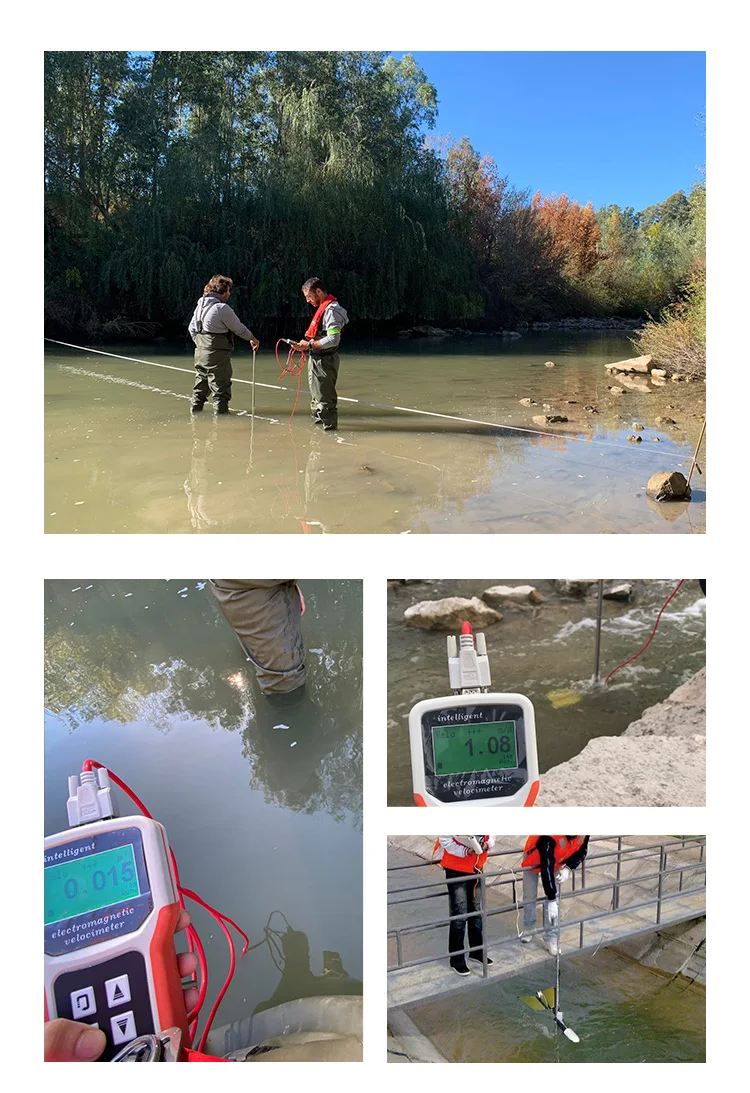 Portable River Flow Meter - Accurate Water Velocity Measurement
