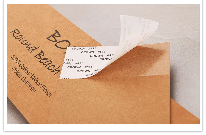 Eco Friendly Brown Kraft Paper Sleeve Muslin Blanket Baby Swaddle Belly